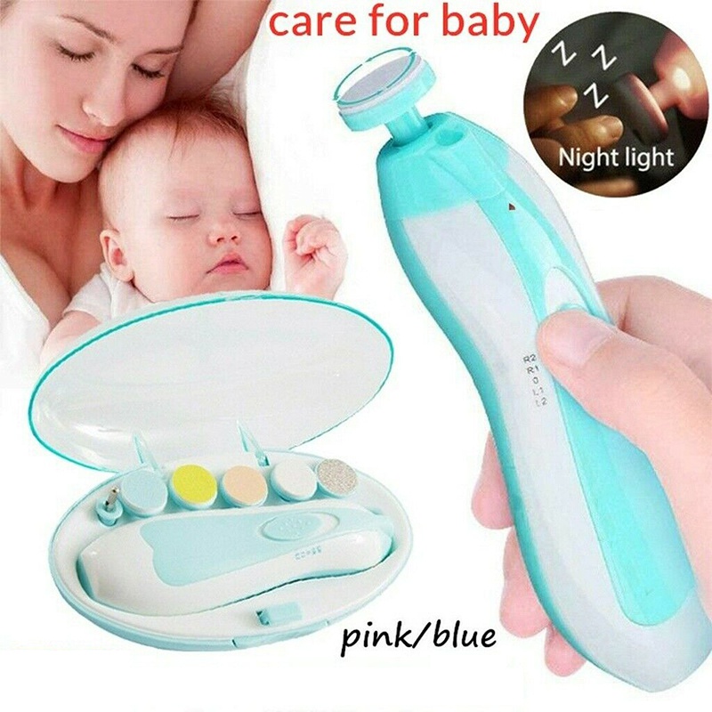 freundlicher Baby Nagel Trimmer 6-stück Elektrische Baby Manikübetreffend Pedikübetreffend Nagel Knipser Cutter Schere Pflege einstellen