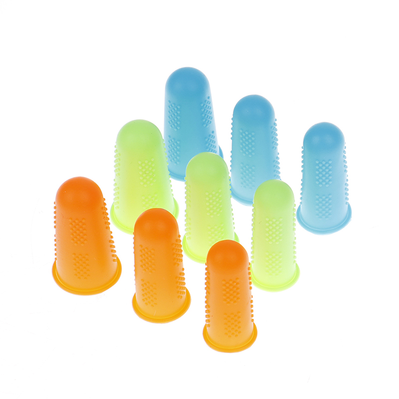 3/5pcs Finger Protector Non-slip Finger Guard Protect Fingers From Scald Cut High Temperature Resistant Cover Silicone Kitchen