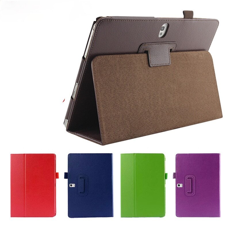 Funda de piel sintética para tableta Samsung Galaxy Tab S, protector inteligente para Tablet de 10,5 pulgadas, T800, T805, SM-T800