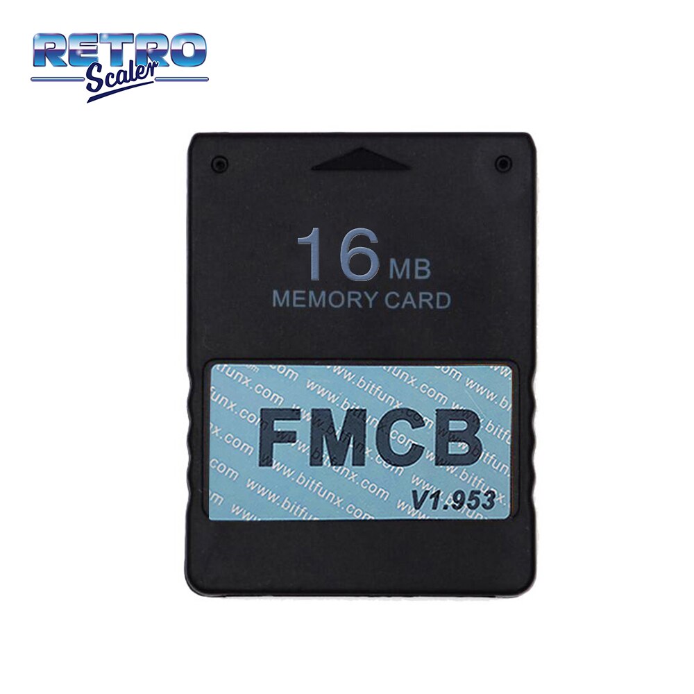 RetroScaler Colorful v1.953 FMCB Free McBoot Card for PS2 Playstation2 16MB Memory Card OPL MC Boot