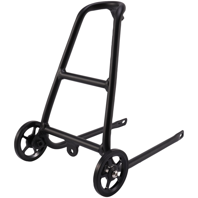 Aluminum Alloy Q Type Bike Rear Rack for Brompton with Easy Wheels Bicycle Holder Luggage Shelf Bicycle Accessories: Default Title