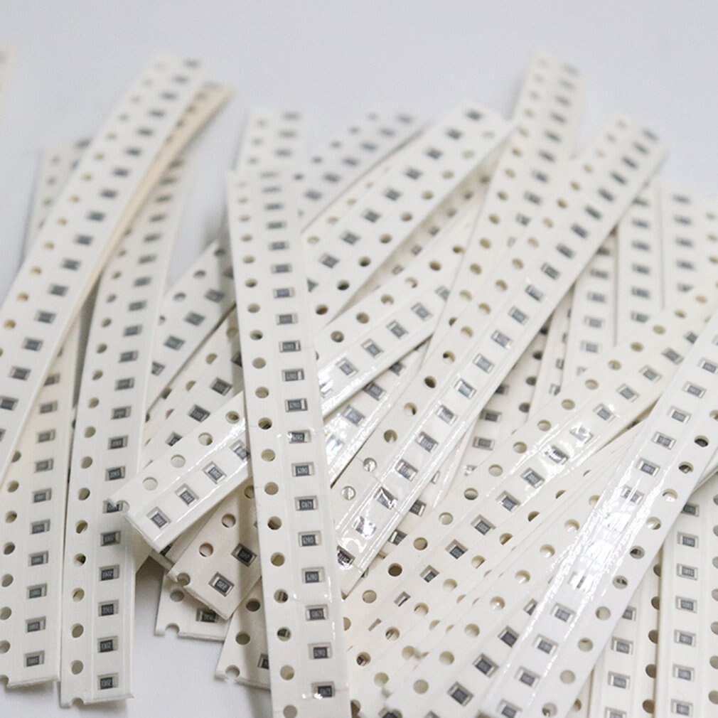 Smd resistor kit 0603 0805 1206 1ohm-1m ohm 1% amostras liga resistência chip sortidas 660 peças conjunto