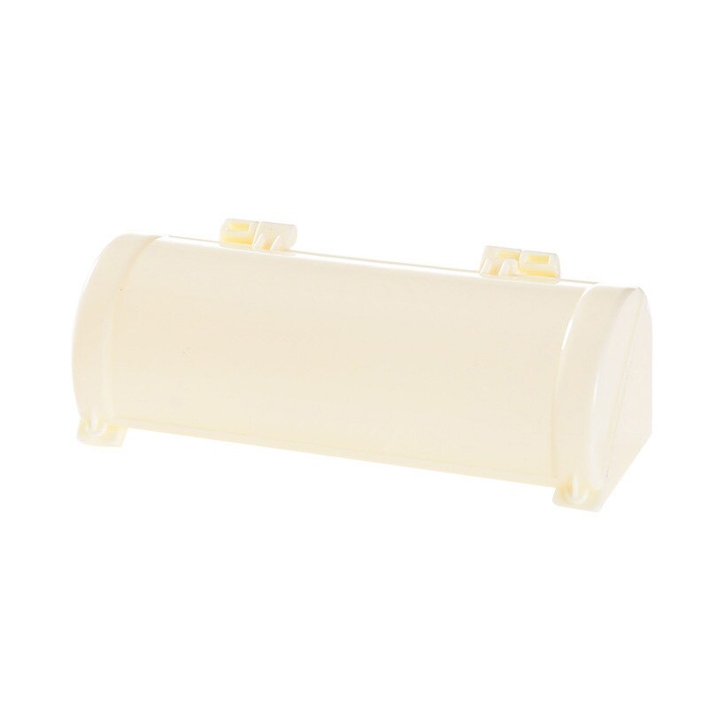 1 pc affaldsposer opbevaringsboks køkken gadgets container plastboks vægmonteret badeværelse organisation organisator: Beige hvid