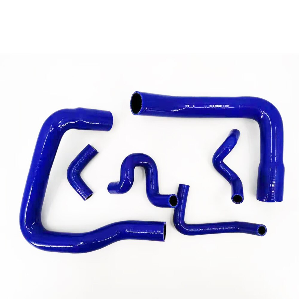 Silicone Radiator Coolant Hose Kit For Ford Mustang GT LX Cobra 5.0 1986-1993 Blue 88 89 91