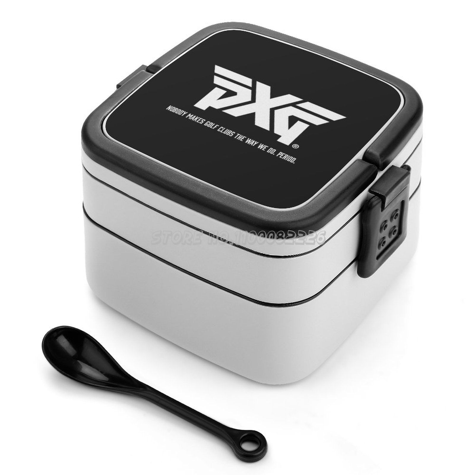Golf 1 Double Layer Bento Box Draagbare Container Pp Materiaal Bento Box Pxg Golf Club Sport: Default Title