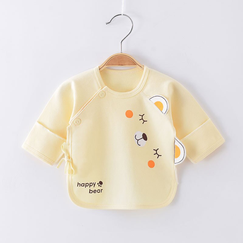 Pasgeboren Baby Kleding Baby Jongens Meisjes Ondergoed T Shirts Lange Mouwen 100% Katoenen Baby T-shirt Kleding Peuter Meisjes Ondergoed: 2