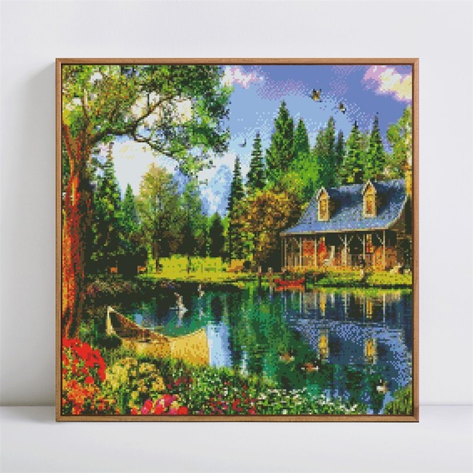 HUACAN Full Square 5D DIY Diamond Painting Landsca... – Grandado