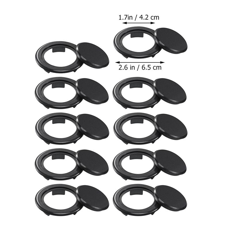 10 Sets Paraplu Tafel Gat Plug Met Cap Standaard Size Gat Ring En Cap