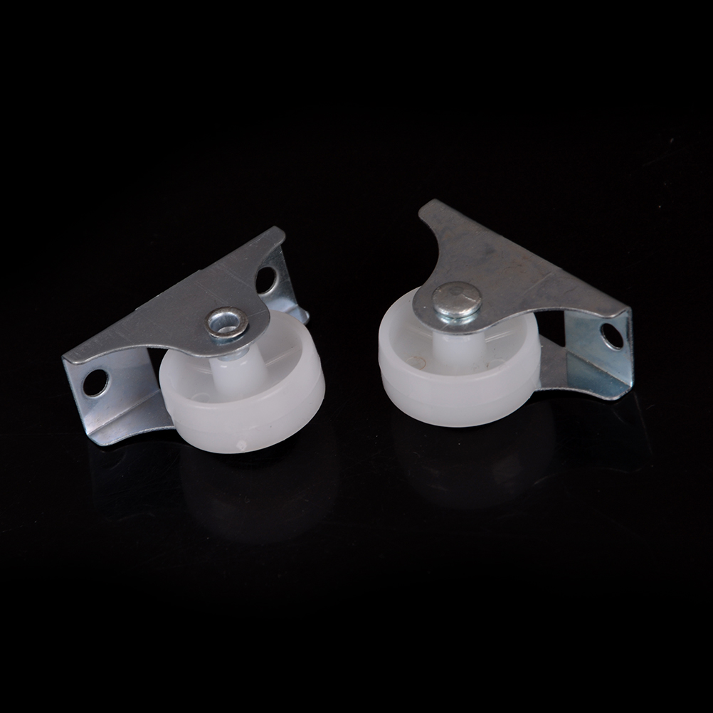 Twee Of 4 Stuks Wit Universele Zwenkwielen Roller Wiel Plastic Meubilair Vervanging Zwenkwiel Voor Platform Trolley Stoel