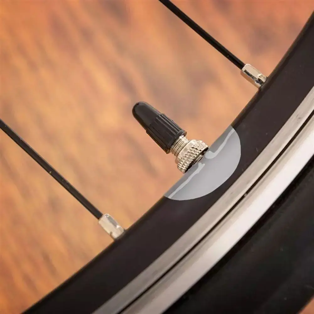 RISIKO Fahrrad Presta Ventil Aufkleber Mountain Road Bike Schlauch Reifen Dichtung Felge Schutz Gas Luft Düse Kleber Pad