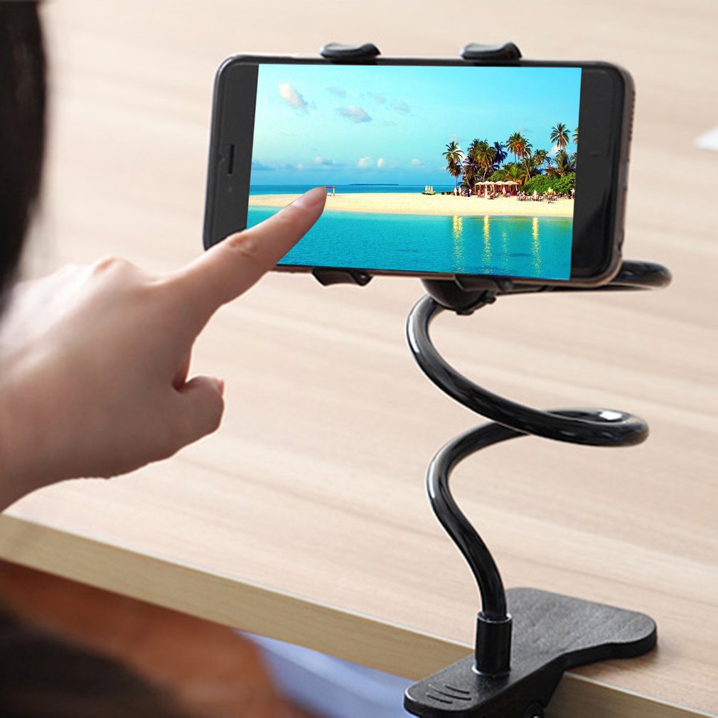Must Have in Summer !Mobile Phone Holder Ultra Long Coated Polyurethane Multi-Purpose Arm Easy Assembly Rotation Bedside