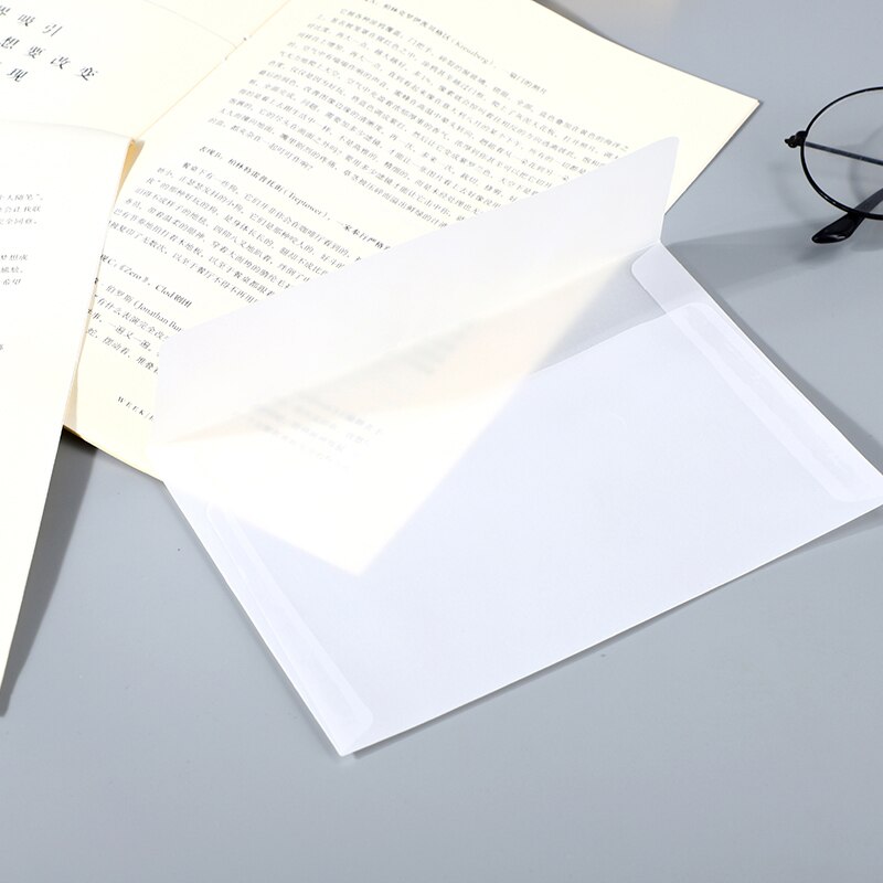 10 pcs/lot Blank Sulfuric Acid Paper Envelope DIY Message Card Letter Translucent Envelopes for Wedding Letter Card