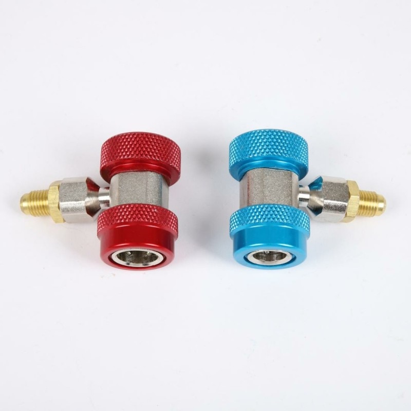 Car Auto Freon R134A H/L Quick Coupler Adapters Air Conditioning Refrigerant Adjustable A/C manifold gauge set QC-ML