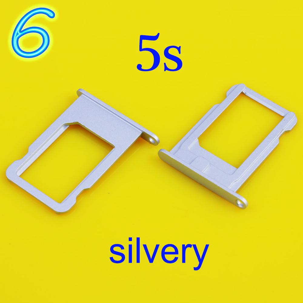 Micro SIM Card Tray Holder Slot Replacement Silver Gold for Apple for iphone 4 4G 4S 5 5G 5s 6 6plus 6s 6splus 7 7plus: No6