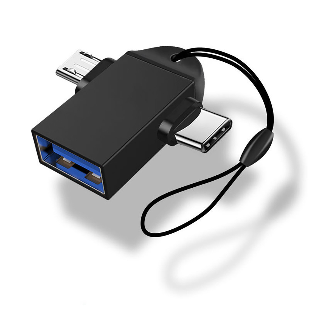 2-in-1 OTG-Adapter USB Typ C Micro USB Android Handy-Konverter U Disk Tablet OTG-Anschluss USB 3.0 OTG für Mac-Laptops: Default Title