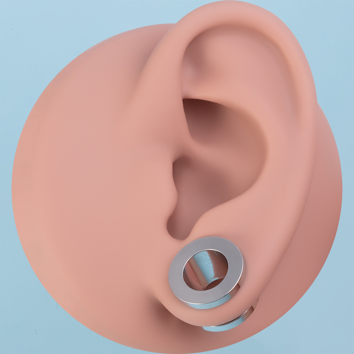 Jauges d'oreille à vis en acier chirurgical, 2 pièces, extenseur de Tunnel, Piercing corporel, bouchons Double évasés, boucles d'oreilles extensibles pour unisexe 3-25mm