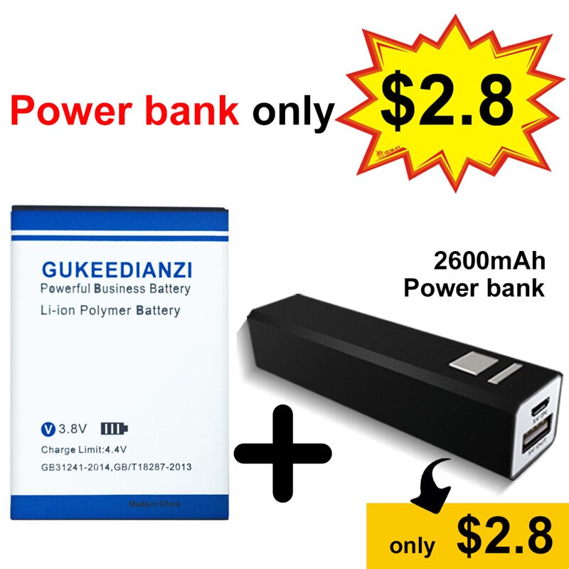 Batería BAT16484000 para teléfono móvil, 5050mAh, para DOOGEE X5 MAX / X5max Pro: batery and powerbank
