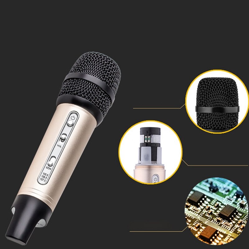 C200 micro Mini voiture micro sans fil FM Microphone suppression de bruit connexion sans fil