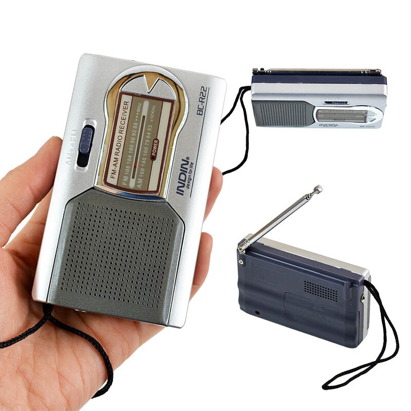 Radio Draagbare Am/Fm Batterij Aangedreven Mini Telescopische Pocket Antenne Wereld Ontvanger Radio Voor Ontspannen Luisteren Muziek