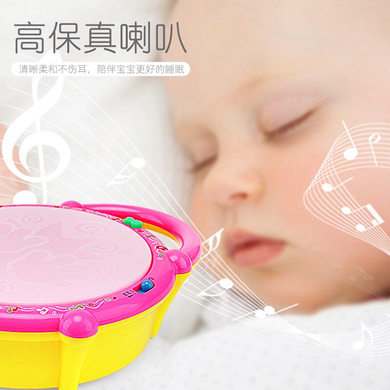 Kleuteronderwijs multifunctioneel handtrommel speelgoed muziekinstrument puzzel lichtgevend speelgoed grensoverschrijdend
