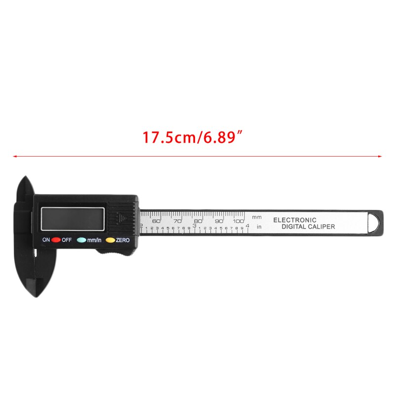 Calibrador Vernier Digital electrónico LCD, 100mm, 4 pulgadas, Micrómetro de medición