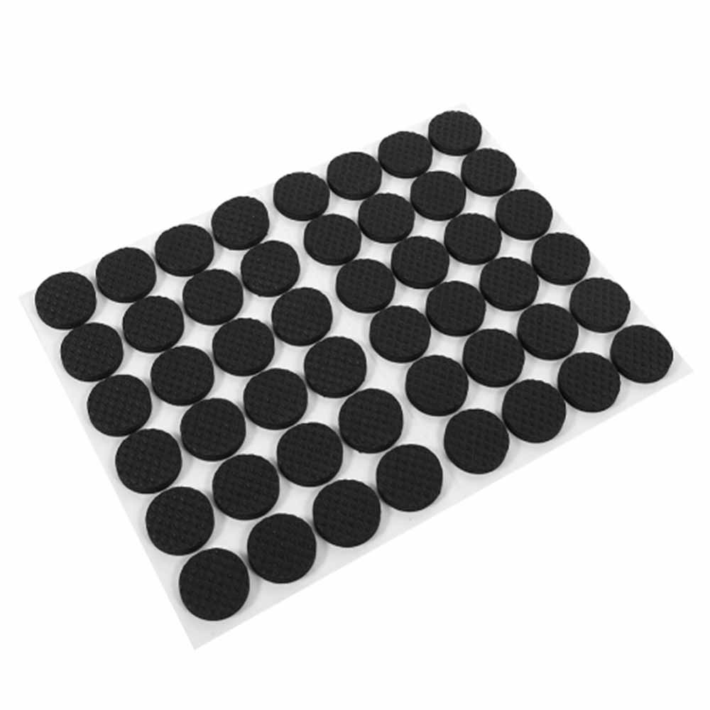 48Pcs antislip Zelfklevende Meubilair Rubber Voeten Pads Tafel Stoel Floor Protectors Mat Ronde Sticky Pad Voor sofa Stoel Been: Round