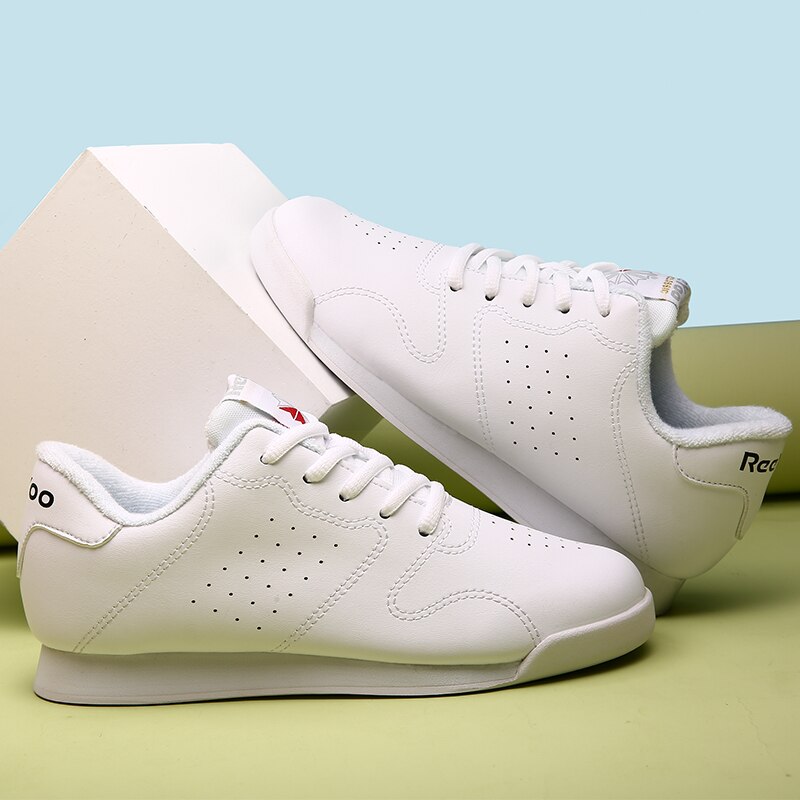 Kids 'Dans Sneakers Jongens Meisjes Professionele Witte Kant-Up Ademend Concurrerende Aerobics Schoenen Cheerleading Schoenen Sport Schoenen