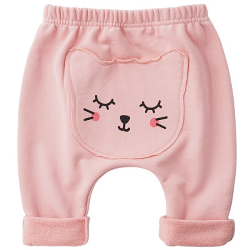 Peuter Baby Baby Jongen Meisje Harembroek Leuke Dier Leggings Bottom Cartoon Patroon Joggingbroek voor Lente Herfst 3 M- 24M: Roze / 12m