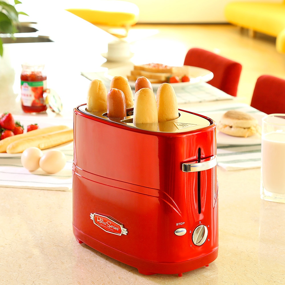 NOSTALGIE ELEKTRIK Abnehmbare Pop-hoch Hund Toaster Brot Hersteller Mit Tong Toaster