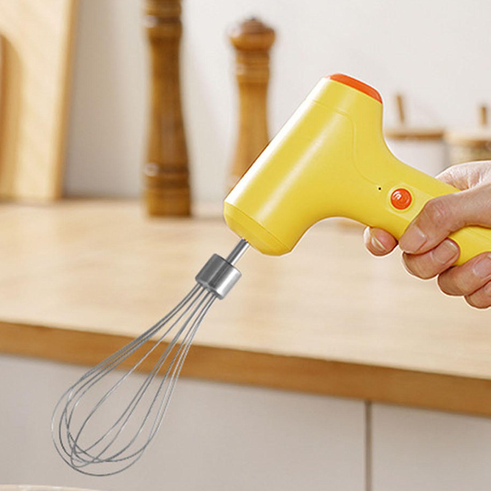 Wireless Portable Electric Food Mixer Hand Blender High Power Dough Blender Egg Beater Hand Mixer