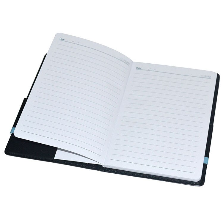 48K Deli advanced business leather notebook business meeting diary office stationery thickened notebook