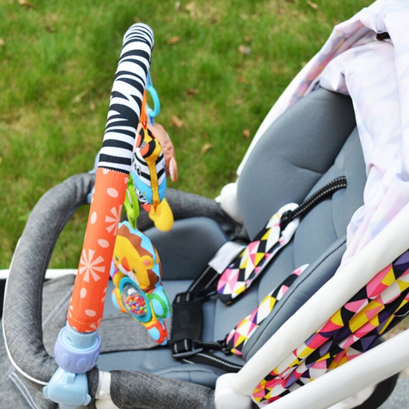 bambino Passeggino/Letto/Presepe Appeso Giocattoli per Nizza Culle Sonagli Sedile Sveglio Della Peluche Passeggino 88 centimetri zebra Sonagli foto a Colori