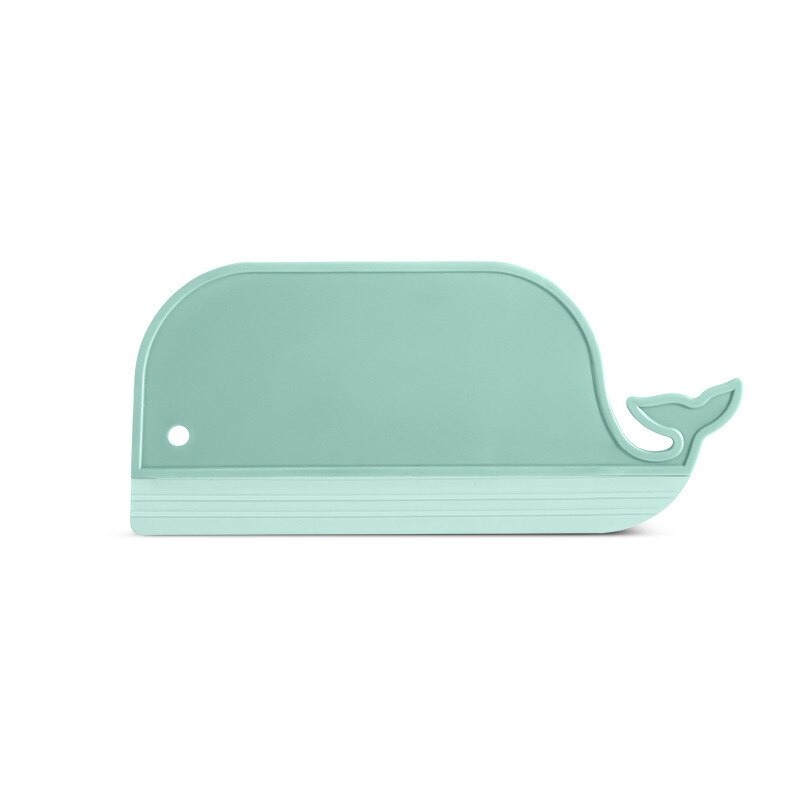 Mini Whale Wiper Glass Cleaner Kitchen Cleaning Tool Bathroom Mirror Wipe Toilet Hand Wash Countertop Cleaning Brush Car: Green