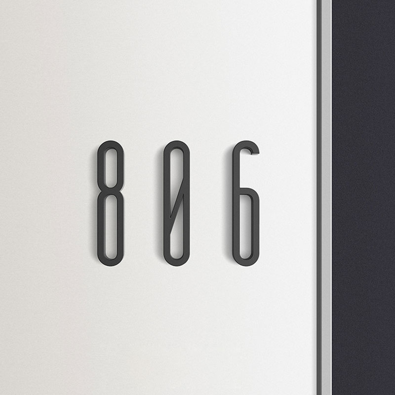 10cm moderne akryl nummer hus værelse dørplade selvklæbende husnummer hotel dør adresse cifre klistermærke skilt