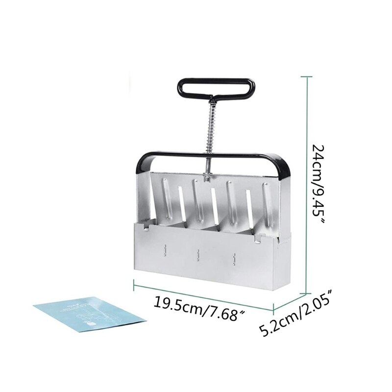 Manual Soil Block Maker Micro Soil Blocker Set Soil Block Soil Blocking Tool for Seed Stater Tray Durable Set 19QB