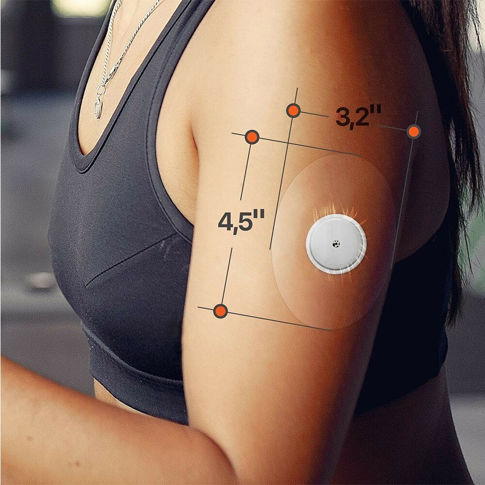 25Pcs Sensor Patches Fixed Patches Free Style Patch Fixic Freestyle Libre Adhesive Patch Oval Clear GUARDIAN LIBRE Sensor Cover