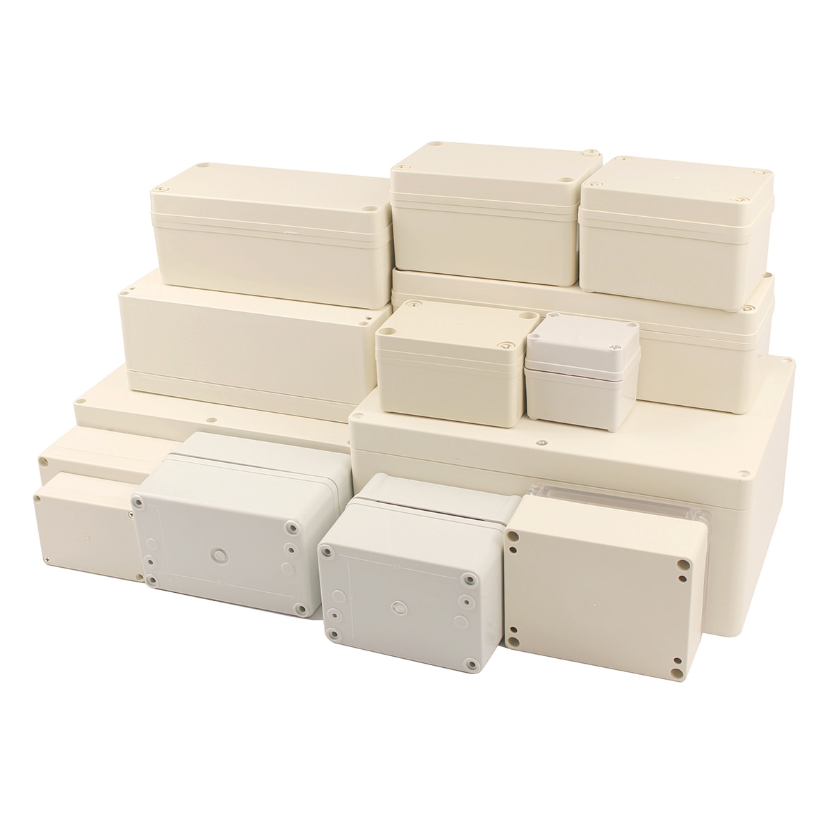 1 Pc Elektrische Transparante Cover Behuizing Waterdichte Junction Box Diy Elektronische Doos Abs Plastic Waterdichte Junction Case