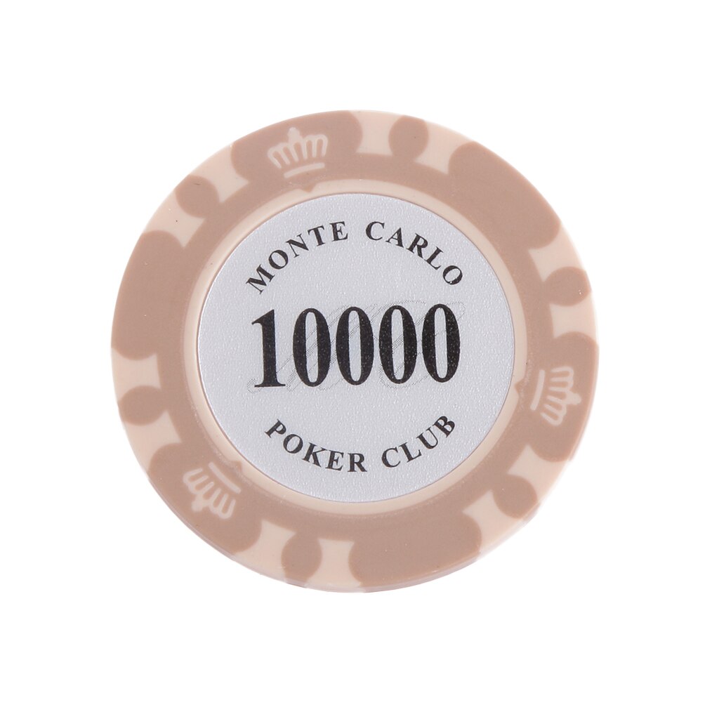Sjov pp ler casino poker chips mahjong brætspil tællere dollars pakke  of 10 stk 40 x 4mm til camping vandreture sjovt bordspil: 14