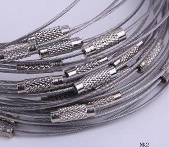 50 stks Vintage Silver Memory Wire Rvs Loop Hoop Schroef Sluitingen Armbanden Armband Voor Vrouwen Sieraden Accessoires