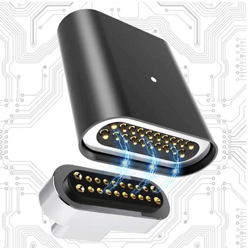 20 PIN Type C Magnetische Adapter Converter Voor Macbook Notebook Laptop Datakabel Adapter