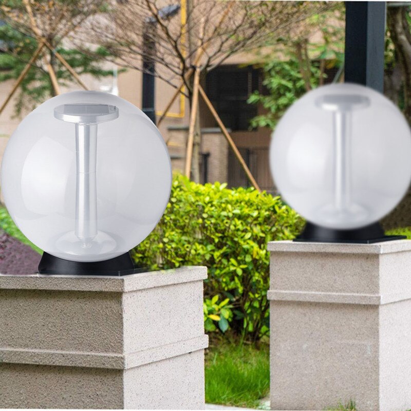 Solar LED Post Cap Lights Outdoor Column Headlight Pillar Light Fence Post Lights for Deck Gatepost Patio or Garden Decoration