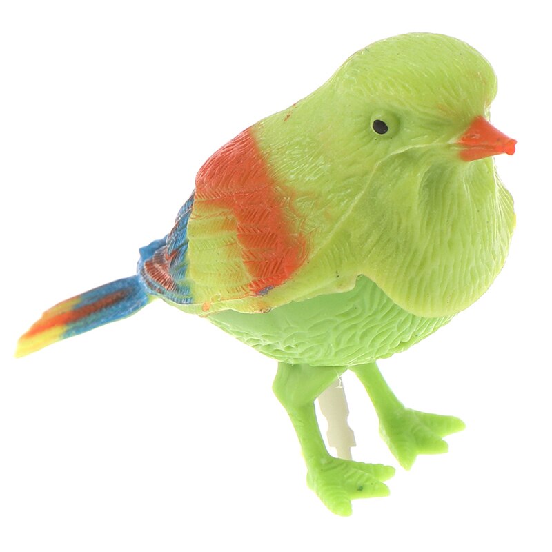 1 PC Funny Electronic Pet Cage Decoration Toys Morning Bird Voice Control Music Bird Toy Simulation Cute Sing Song Bird Toy Doll
