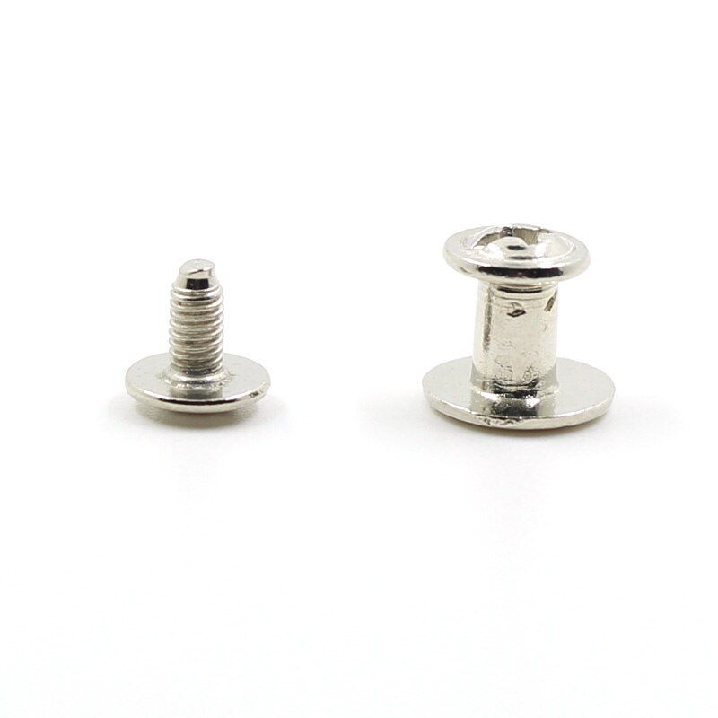 100Pcs Round Metal Spikes Silver Studs And Spikes For Clothes Punk Accessories Rivets For Leather Rock Studs Shoes DIY Crafts