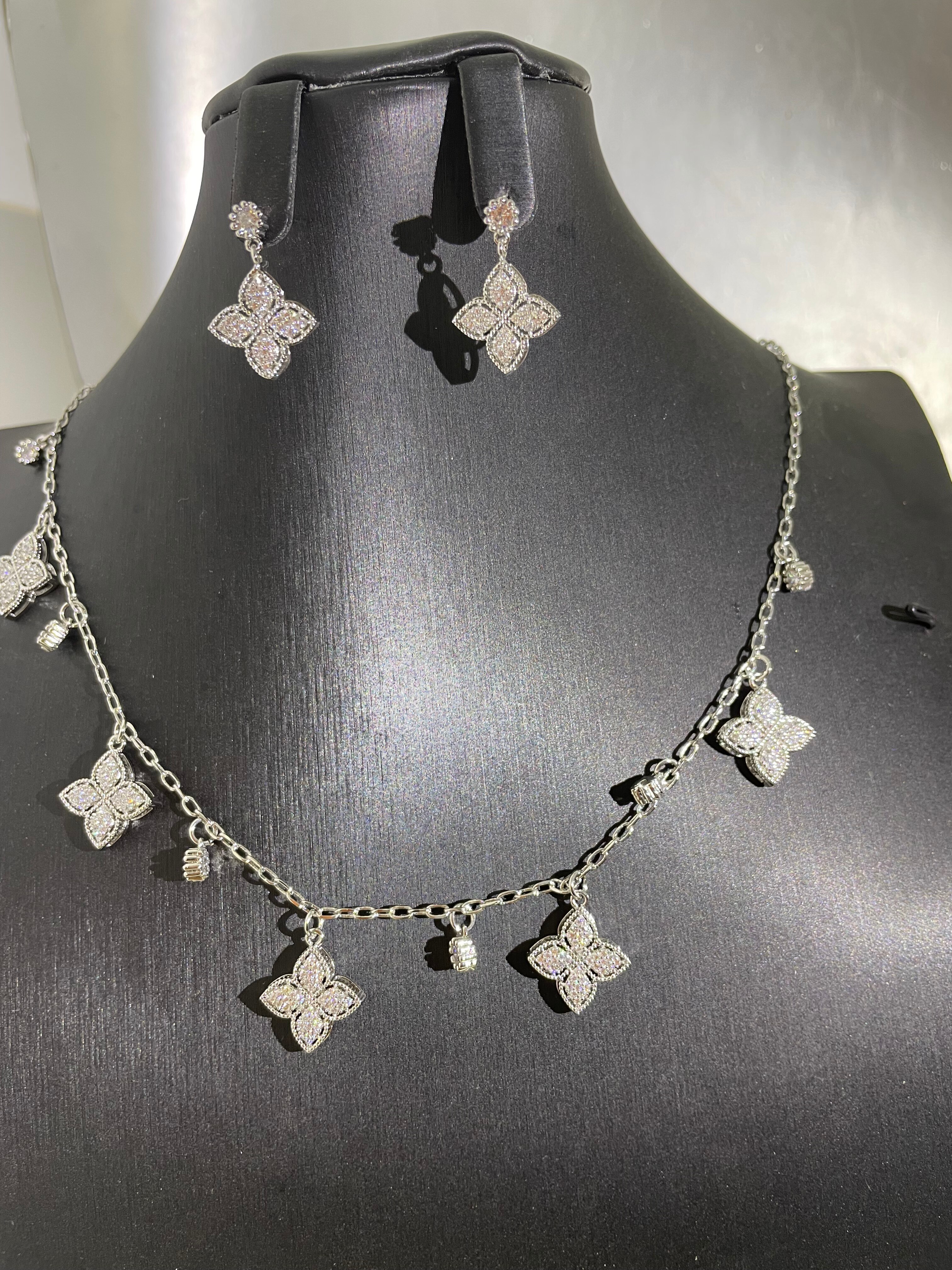 Janekelly-conjunto de joyas de circonia cúbica para mujer, conjunto completo de joyería de boda, cristal de Zirconia cúbica, Zirconia, zirconita, zirconita, de lujo, para , 4 unidades: Bronce antiguo plateado