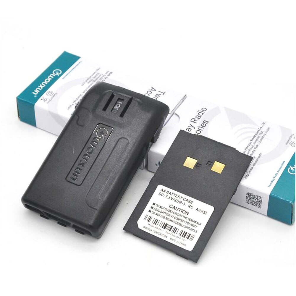 Radio 5 Aa Batterij Shell Case Voor Wouxun KG-UVD1P KG-UV6D KG-UV5D KG-UV3D Kg-669Kg-679Kg-689 Plus Kg-703Kg-810 Walkie Talkie