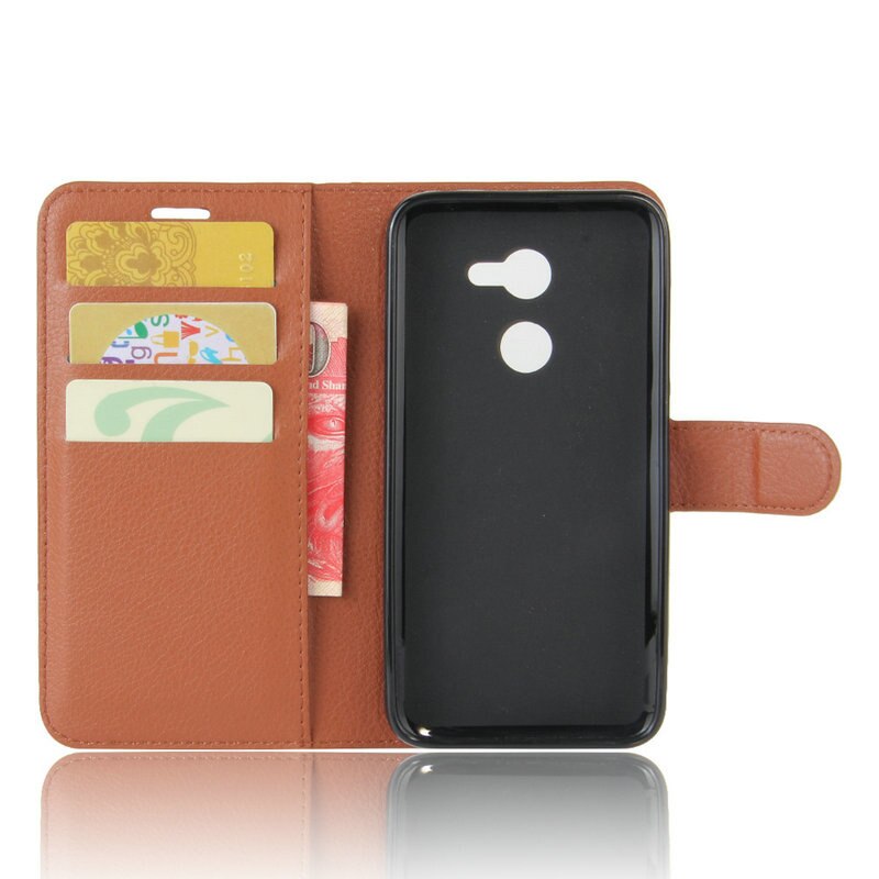 For alcatel A3 5046D Luxury Wallet Flip Leather Case for alcatel A3 5046 5046Y 5046U Phone Leather Back Cover with Stand Etui