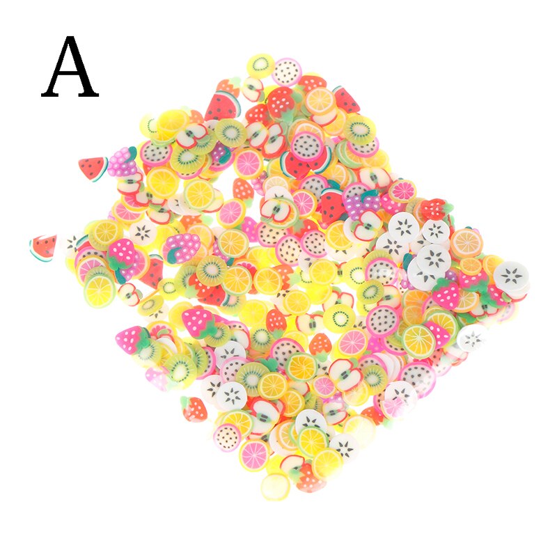 500 Uds. Cuentas de arcilla de flores mezcladas decoración manualidades cabujón plano Scrapbooking ajuste el teléfono adornos Diy Accesorios: A