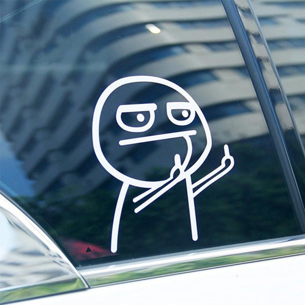 PVC PVC Sticker Applique Car Sticker Self-Sticking High Beam Decoration Waterproof Durable