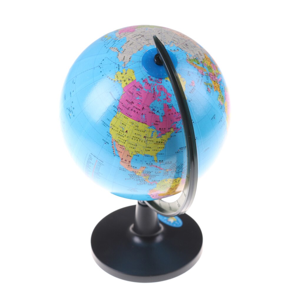 14cm jordbaseret verden klode jordkort geografi uddannelse legetøjskort med roterende stativ boligindretning kontor ornament