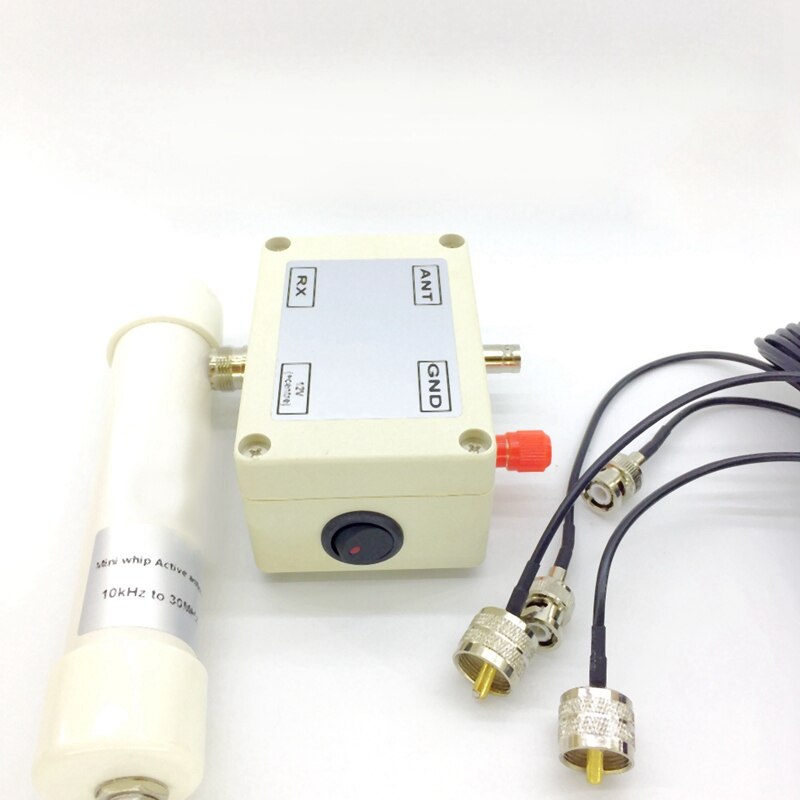 Antena activa de 10Khz a 30Mhz, minilátigo Hf Lf Vlf Vhf Sdr Rx con Cable portátil